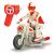Toy Story 4 Motocicletta di Duke Caboom, Scala 1:24, cm. 22, 2 con Personaggio di Dickie Toys