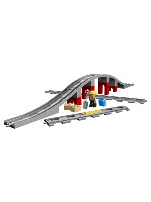 Ponte e binari ferroviari 10872 di Lego