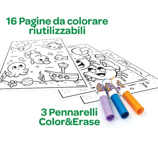 Mini Kids Album Colora e Cancella Assortiti 81-1499 di Crayola