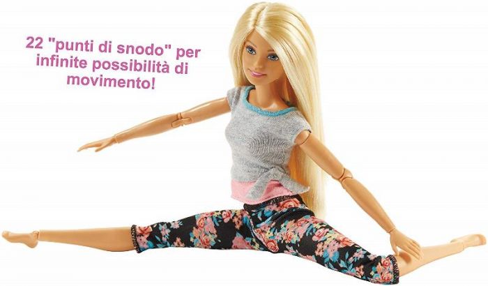 Barbie- Bambola Snodata, 22 Punti Snodabili Assortita di Mattel