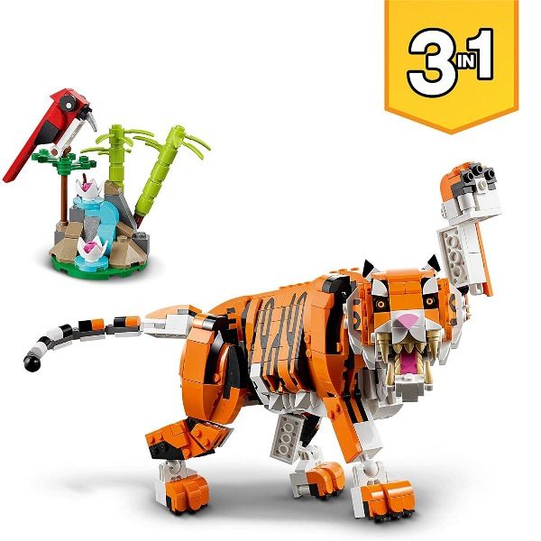 LEGO Creator 3 in 1 Tigre Maestosa 31129 di Lego