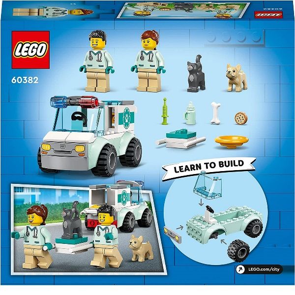 City Furgoncino di Soccorso del Veterinario 60382 di Lego