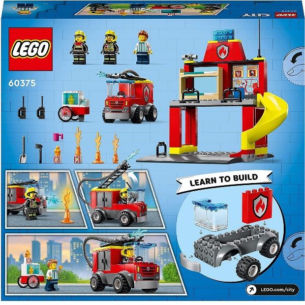 City Fire Caserma dei Pompieri e Autopompa 60375 di Lego