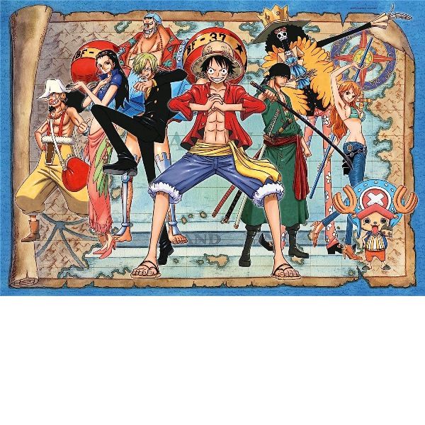 Puzzle Anime One Piece Superhero 500 Pezzi Adulti di Clementoni