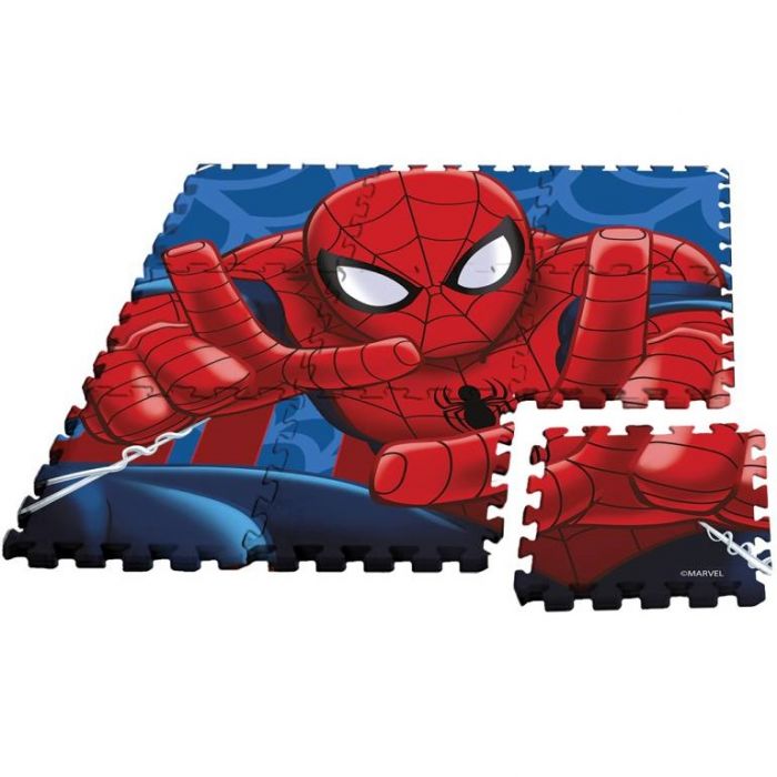 Tappeto Puzzle 9 Pezzi Spiderman di Rocco Giocattoli