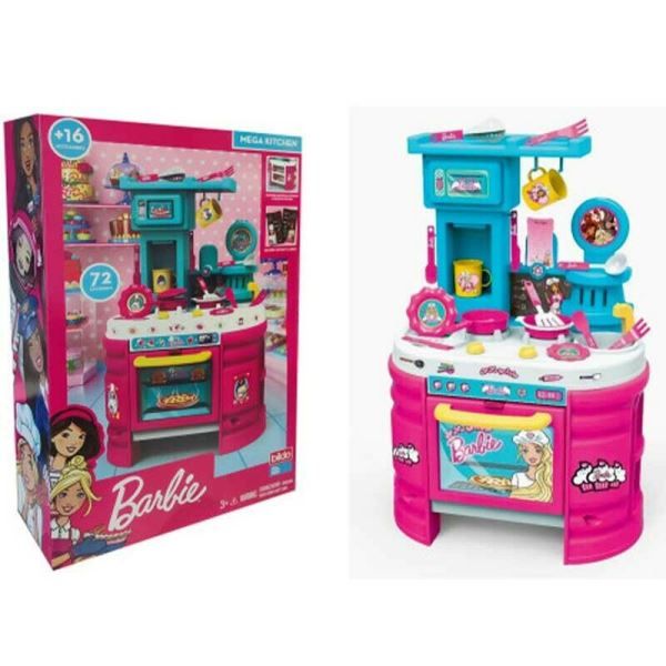 Barbie Mega Cucina con 15 Accessori di Grandi Giochi