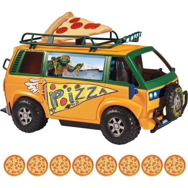 TMNT Ninja Turtles Il Van Lancia Pizze Delle Tartarughe di Giochi